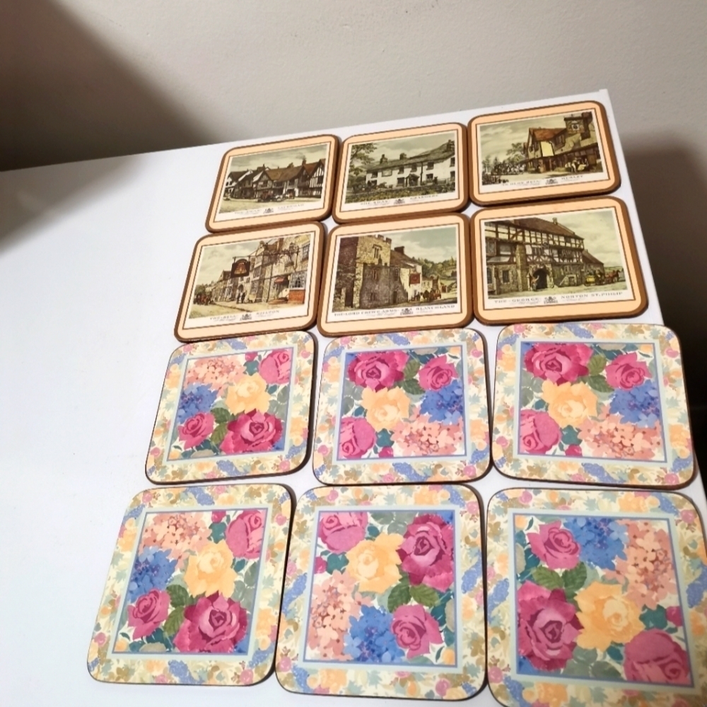 VINTAGE Pimpernel Coasters, 2Set of 6